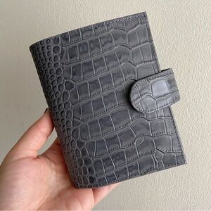 Moterm | Pocket (A7) Ring Planner Wallet | Bluish Gray